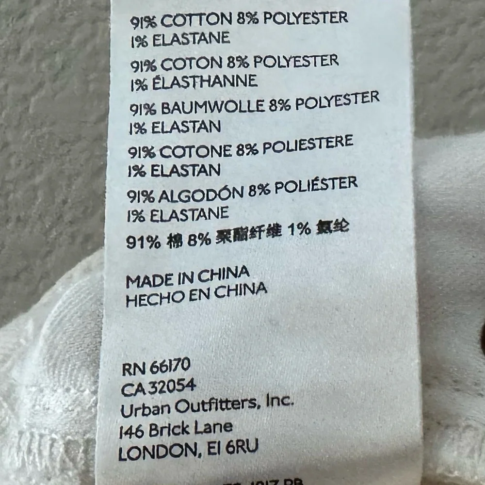 Maeve Jada Wide Leg Jeans Anthropologie 30 Cream Denim Casual Minimalist Classic - Picture 11 of 13